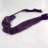 5 Strand Set of 6mm Amethyst BSK999 - H Likely Amethyst Round Cab Beads Strand 13" Inch Jewelry Making Beads